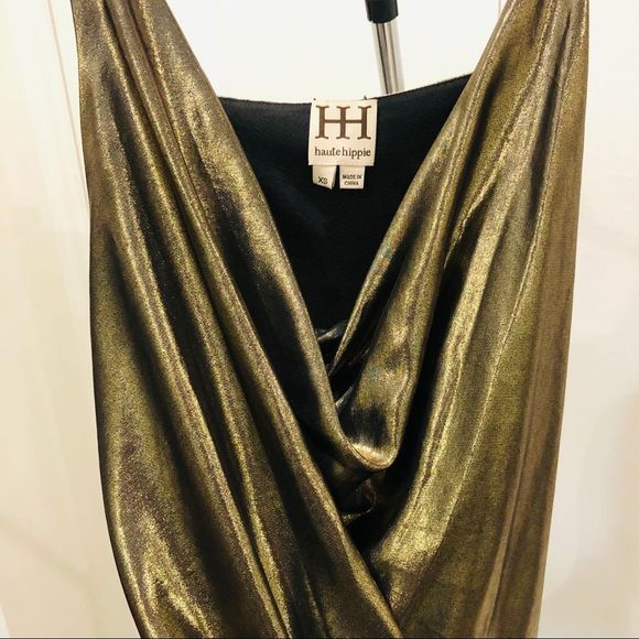 Haute Hippie gold dress - Picture 4 of 10